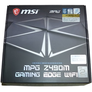 MSI MPG Z490M GAMING EDGE WIFi LGA1200 MicroATX （2.5GbitLAN Wi-Fi6 BT5）の画像1