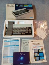 セガ SG-1000専用キーボード 「SK-1100」 箱有 説明書 ベーシックレベルⅡ ベーシックワールド テキスト有 家庭用ゲーム機 創世記 即決_画像1