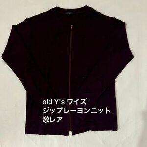 old Y's ワイズ ジップレーヨンニット 激レア MADE IN JAPAN