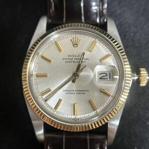 【極美品】 ロレックス デイトジャスト 1601 アンティーク YGフルーテッド S&YGトリチウム文字盤 Rolex datejust オイスターパーペチュアルの画像1