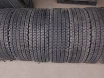 T1892　超バリ山 8本SET価格! 265/70R19.5 140/138J ブリヂストン W900 スタッドレス 再生タイヤ 265/70-19.5 265/70/19.5 更生 リトレッド_画像1