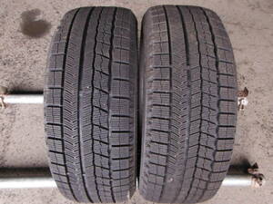 P2496　送料無料 2本価格 超バリ溝 うっすらイボ付 215/55R17 NANKANG WINTERSAF WS-1 スタッドレス 215/55-17 215/55/17 エアーチェック済