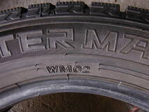 P2513　送料無料! 4本価格 薄イボ付 超バリ山 185/60R16 ダンロップ スタッドレス WINTERMAXX WM02 185/60/16 185/60-16 エアーチェック済!_画像10