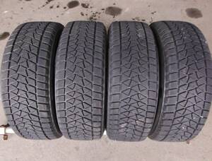 P2508　送料無料! 4本SET価格! バリ山 スタッドレス 225/60R17 ブリヂストン BLIZZAK DM-V2 225/60-17 225/60/17 エアーチェック済!