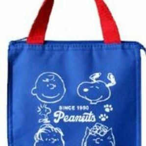 スヌーピー スクエア保冷温バッグ 保冷バッグ ランチバッグ　PEANUTS