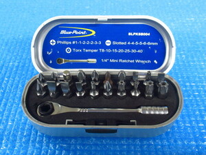 Snap-on スナップオン Blue Point ブルーポイント BLPKSB004 ステンレスミニラチェット 管理24D0330D