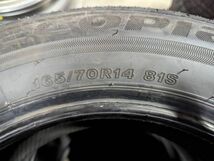 ★送料無料★ 165/70R14 2019年製 9.9分山 ブリヂストン ECOPIA EP150 1本/中古オンロードタイヤ(夏タイヤ) N6975_F_画像3