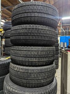 ★送料無料★ 195/55R15 2019～2020年製 6～8分山 ブリヂストン BLIZZAK VRX2 4本/中古スタッドレスタイヤ(冬) ミラージュ N6897_E1