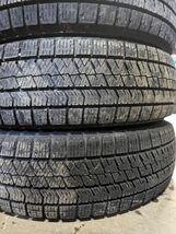 ★送料無料★ 155/65R14 2018～2021年製 7～8分山 ブリヂストン BLIZZAK VRX2 4本/中古スタッドレスタイヤ(冬タイヤ) N6985_A3_画像3