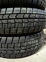 ★送料無料★ 155/65R13 2018年製 9.5分山 ダンロップ WINTERMAXX WM02 4本/中古スタッドレスタイヤ(冬タイヤ) N6993_B2_画像3