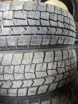 ★送料無料★ 155/65R13 2021年製 9分山 ダンロップ WINTERMAXX WM02 4本/中古スタッドレスタイヤ(冬タイヤ) モコ N7009_B2_画像2