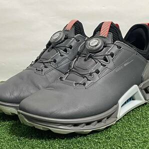 ecco エコー BIOM C4 BOA バイオム C4 ボア グレー系 スパイクレスゴルフシューズ 25.5cm GORE-TEX ゴアテックスの画像1