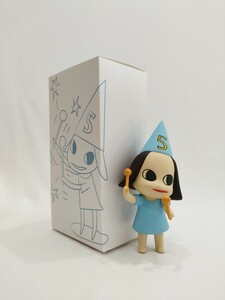 【模写】奈良美智 Yoshitomo Nara No.5 木 フィギュア Hand Painted acrylic on wood 15CM