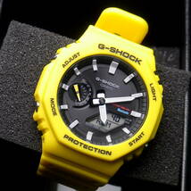 CASIO G-SHOCK カシオ Gショック スマートフォンリンク タフソーラー 腕時計 国内正規品 GA-B2100C-9AJF イエロー_画像9