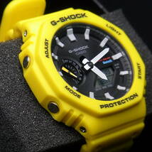 CASIO G-SHOCK カシオ Gショック スマートフォンリンク タフソーラー 腕時計 国内正規品 GA-B2100C-9AJF イエロー_画像5