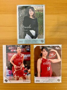 田中真美子　BBMシャイニングヴィーナス2020　レギュラーカード全3種コンプリート　女子バスケットボール　ルーキーカード