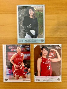田中真美子　BBMシャイニングヴィーナス2020　レギュラーカード全3種コンプリート　女子バスケットボール　ルーキーカード B