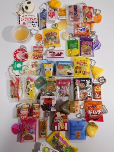 1円〜 食品サンプル ミニチュア フィギュア キ―ホルダー レトロ 大量まとめ売り お菓子 駄菓子屋 ぷちサンプル 雑貨 等 まとめて ⑦