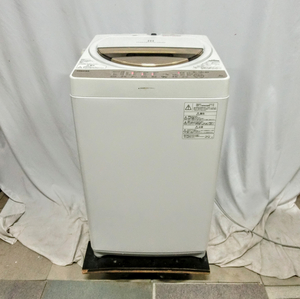 TOSHIBA 縦型洗濯機 AW-6G8(W) 2020年製　 ZABOON 6kg「浸透パワフル洗浄!!」Wセンサー搭載　MT