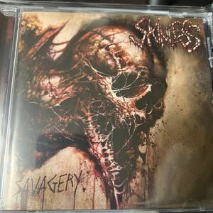 【新品同様】【新譜】Skinless / Savagery【Deathcore】Chelsea Grin,Rings of Saturn,Job For A Cowboy,Signs of The Swarm,Lorna Shore