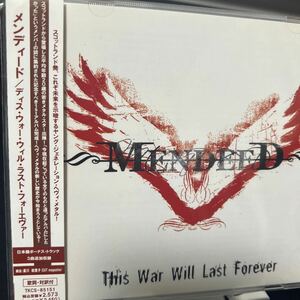 【新品同様】【廃盤】Mendeed / This War...【Metalcore】Void of Vision,Crystal Lake,Landmvrks,Gideon,Lamb of God,Ice Nine Kills