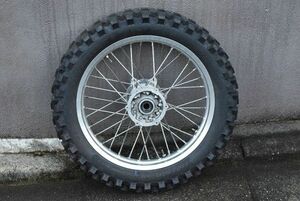 99～08年式 YZ250F YZ450F 18x2.15 ED向け18インチ ステンレススポークリアホイール（Fサイズ）CG25C 検（YZ125 WR250 YZ450F WR250F )