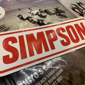 シンプソン ステッカー SIMPSON ヘルメット 正規品 北米 送料84円 新品未使用 1枚 Sticker C-1500 シボレーの画像4