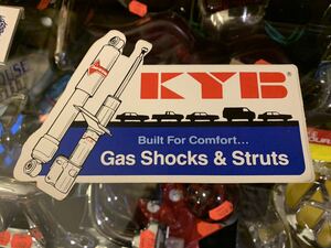 当時物 KYB GAS SHOCKS ステッカー USDM 北米 旧車 Datsun 送料84円 未使用品 US KYB カヤバ ショクアブソーバー NISSAN AE86 希少