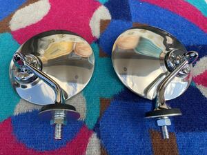  Mira Gino door mirror custom mirror old car new goods left right set plating mirror L700S postage 520 jpy L700V L710S unused goods Daihatsu 