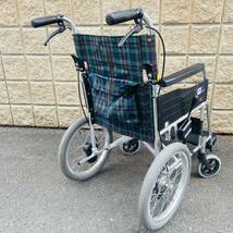 【240308-09】 MiKi ミキ 介助式 車椅子 M-1シリーズ 介助用車いす 引き取り可能　大阪_画像6