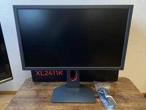 [1 jpy ~! used good goods * private exhibition ]BenQ XL2411K ZOWIE 24 -inch 2021 year made 