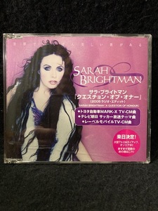 サラ・ブライトマン　SARAH BRIGHTMAN クエスチョン・オブ・オナー　プロモ