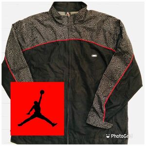 ビッグサイズ　ジョーダン　JORDAN XXL カモフラージュ柄　迷彩柄　切り替え　トラックジャケット　ブラック