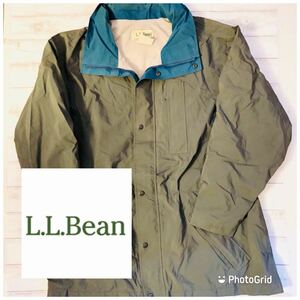 エルエルビーン　L.L.Bean L 裏メッシュ　ナイロン　マウンテンジャケット　チャコール