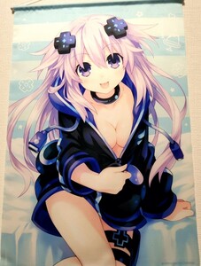 未開封 PS4ソフト 新次元ゲイム ネプテューヌV II ファミ通DXパック 同梱特典 未来 ネプテューヌ B2サイズ タペストリー 絵師 つなこ