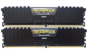 CORSAIR　VENGEANCE LPX　CMK16GX4M2B3000C15　DDR4-3000　8GB 2枚セット（計16GB）