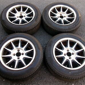 ●エンケイ ビッグエンド バレル 15×7J (+25) 4H PCD100 185/65R15 逆反り ENKEI BIGEND BARREL●の画像1