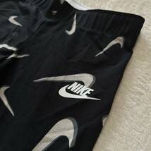 150 ナイキレギンス　10分丈　黒無地　キッズ　子供　フルレギンス　スパッツ　NIKE 新品タグ付き 送料無料　子供用　女の子　ダンス_画像4