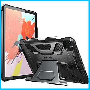 ★iPadPro12.9(2021年発売)_黒★ SUPCASE iPad Pro 12.9 ケース 第五世代 5G 2021年モデル スタンド内蔵 落下衝撃保護