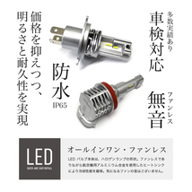 200 系クラウン LEDフォグランプ 8000LM LED フォグ H8 H11 H16 LED ヘッドライト LEDバルブ 6500K_画像7