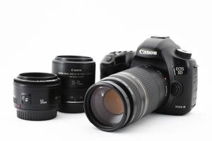 デジタル一眼レフカメラCanon EOS 5D mark IIIトリプルレンズセット