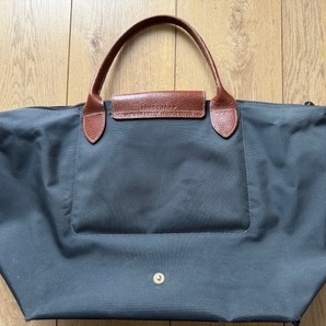 LONGCHAMP ロンシャン Le Pliage ル・プリアージュ ハンドバッグ M グレー色 レディース の画像2