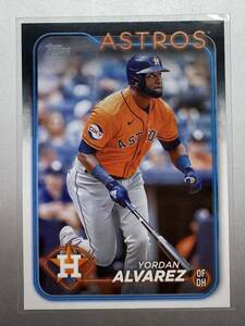 大人気！ Yordan Alvarez 2024 topps series1 ベースカード ヒューストン・アストロズ