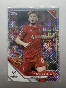 大人気！ 遠藤航 同僚！ Harvey Elliott 2022 topps Chapmans League Japan edition インサートカード リヴァプール