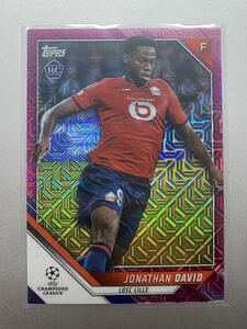 RC！ 125枚限定！ Jonathan David 2022 topps Chapmans League Japan edition インサートカード リール