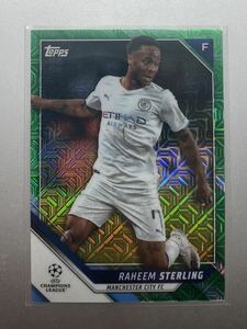 大人気！ 99枚限定！ Raheem Sterling 2022 topps Chapmans League Japan edition インサートカード マンチェスターシティ 