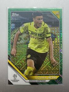 99枚限定！ Giovanni Reyna 2022 topps Chapmans League Japan edition インサートカード ボルシア・ドルトムント