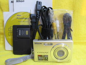 動作確認済★Nikon COOLPIX S200 付属品セット