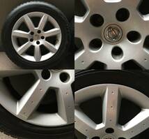 ▼日産純正ホイール4本SET Z33フェアレディZ 17×7.5J+30 17×8J+33 114.3/5H 215/60R17 スカイラインフーガジャンク_画像5