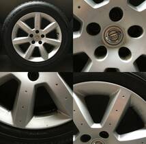 ▼日産純正ホイール4本SET Z33フェアレディZ 17×7.5J+30 17×8J+33 114.3/5H 215/60R17 スカイラインフーガジャンク_画像4